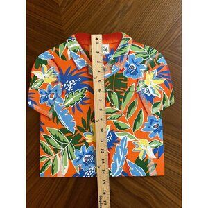 VTG Placemats Hawaiian Shirt Paradise Cove Vinyl Aloha Luau SET OF 4!